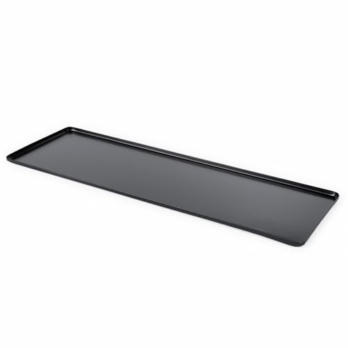 Silicon-tech | Serviertablett aus Aluminium | 60 x 20 cm abgerundete Ecken von Silicon-Tech
