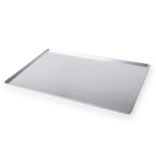 Silicon-tech | Vitrinenaufsteller aus Aluminium | 60 x 40 cm abgerundete Ecken | Konditoreien und Bars von Silicon-Tech