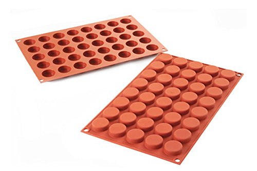 Silikomart SF180 - STAMPO IN Silicone N.40 Pastille Ë27 H11 MM Terracotta von AS ONE
