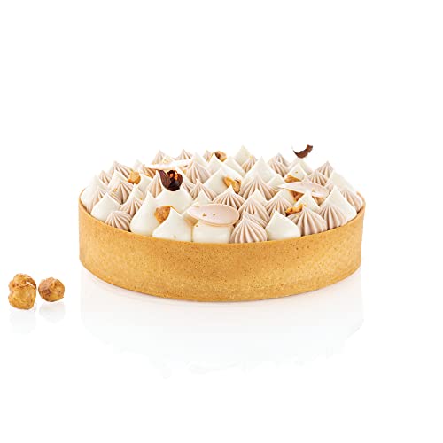 Silikomart | Mikroperforierter TPLUS+ Ring, Packung mit 1 Rundkuchenring, Ø 160 h 35 mm, Made in Italy von silikomart