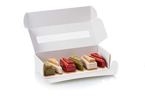 Silikomart Silikonformen für Cake to Go Kit 45 Silikonformen und Ausstecher aus Kunststoff - Professionelles Zubehör für Küche und Gebäck - Einzelportionsformen für Kuchen Ofen von silikomart