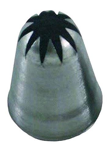 Silikomart |BC323 Edelstahl-Mundstück für Sac a Poche, geschlossenes Sternloch Größe Ø 5 mm von silikomart