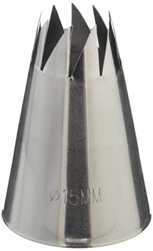 Silikomart 43.348.99.0000 BA415 - OPEN FLOWER LARGE STAINLESS STEEL TIPS FOR PIPING BAG von silikomart