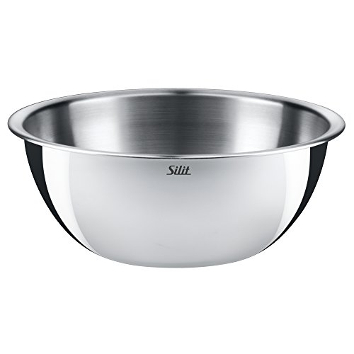 Silit Küchenschüssel 16 cm, Edelstahl, multifunktional als Rührschüssel Salatschüssel Servierschüssel, stapelbar von Silit