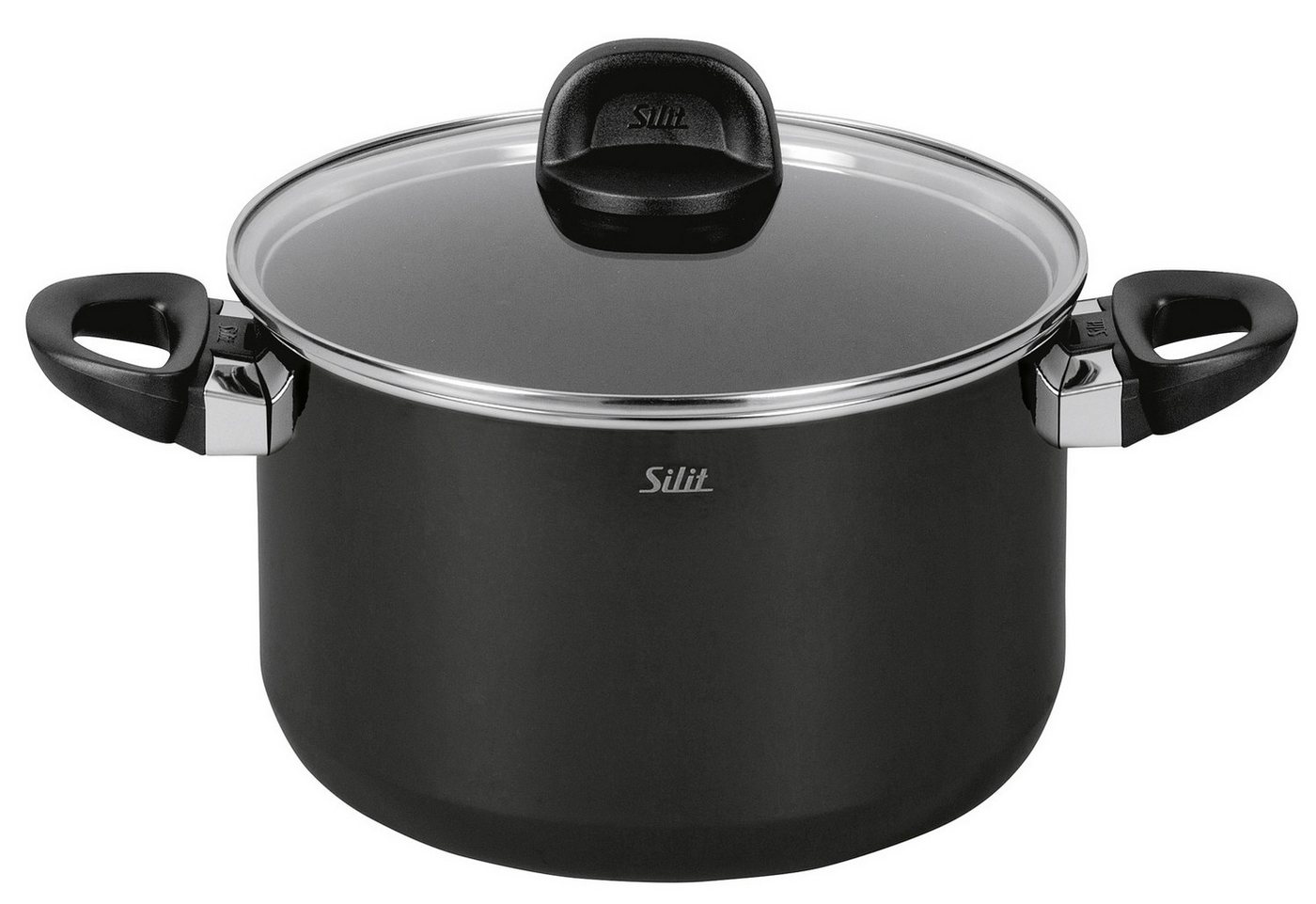 Silit Fleischtopf Fleischtopf Modesto, Silargan, Induktion, mit Glasdeckel, schneid- & kratzfest, backofenfest von Silit