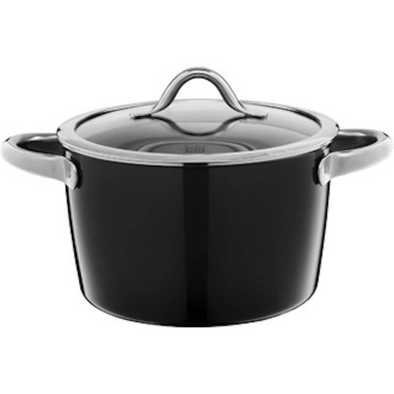 Silit Fleischtopf mit Deckel 22 cm Vitaliano Nero von Silit