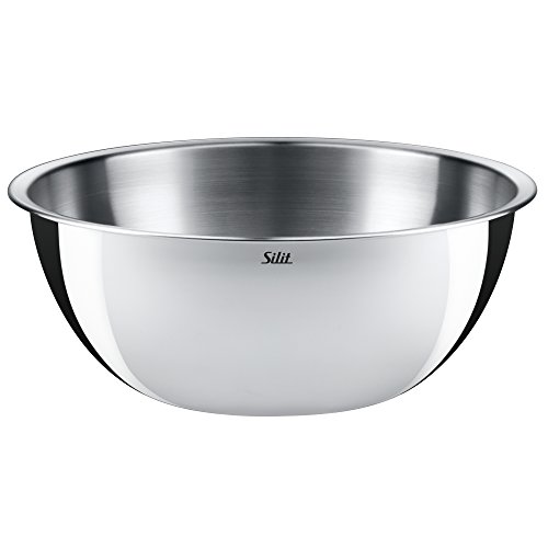 Silit Küchenschüssel 20 cm, Edelstahl, multifunktional als Rührschüssel Salatschüssel Servierschüssel, stapelbar Silit Küchenschüssel 20 cm, Edelstahl, multifunktional als Rührschüssel Salatschüssel Servierschüssel, stapelbar von Silit