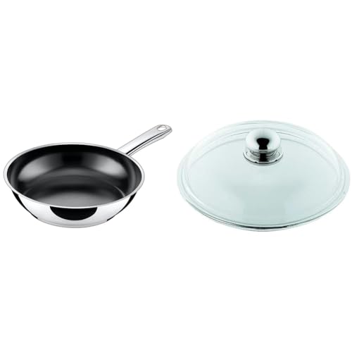 Silit Talis Bratpfanne 20cm Induktion, Edelstahl beschichtet, Keramikbeschichtung, backofenfest & Pfannen- Topfdeckel 28 cm, Glasdeckel mit Metallknauf Silit Talis Bratpfanne 20cm Induktion, Edelstahl beschichtet, Keramikbeschichtung, backofenfest & Pfannen- Topfdeckel 28 cm, Glasdeckel mit Metallknauf von Silit