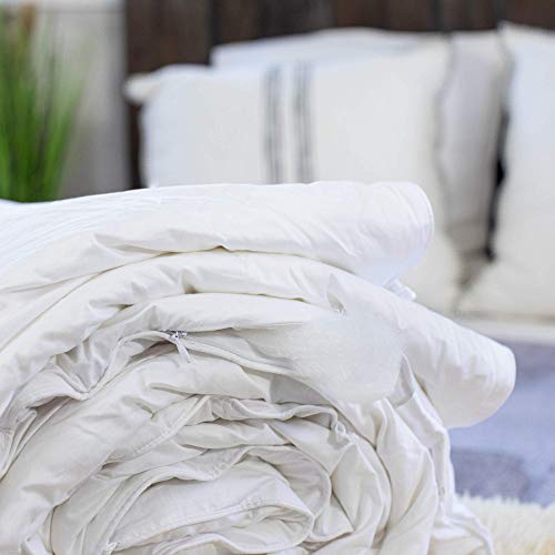 Silk Bedding Direct. Luxus Handgefertigte Bettdecke Mit Langfaser Maulbeerseiden Füllung. Sommergewicht. Doppel, 200cm x 200cm. Zertifizierung, Oeko-TEX® von Silk Bedding Direct