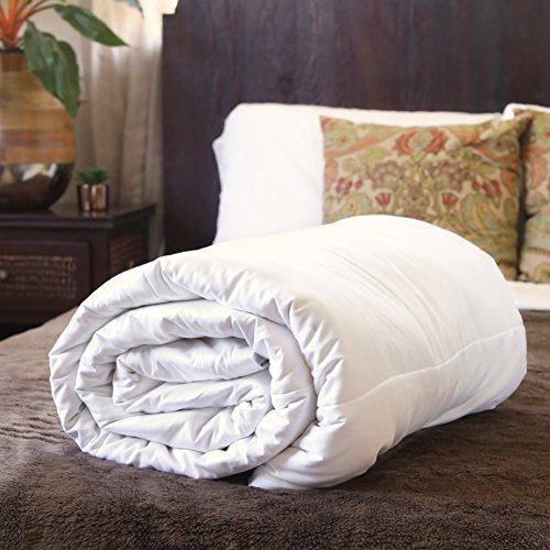 Silk Bedding Direct. Premium Bettdecke Mit Maulbeerseiden Füllung. Frühling/Herbst. Kontinental Queen, 240cm x 220cm. Zertifizierung, Oeko-TEX® von Silk Bedding Direct