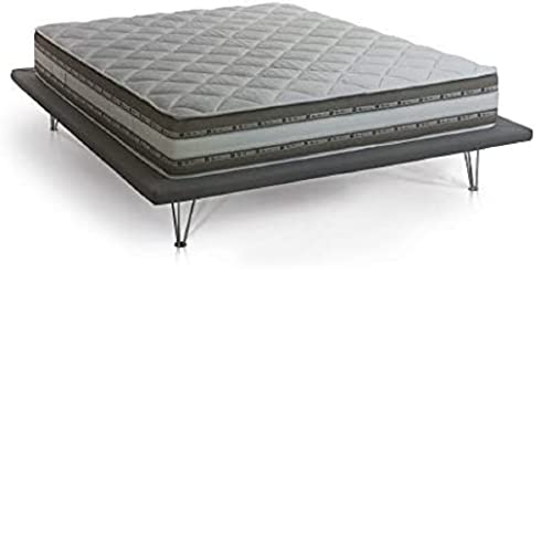 Talamo Italia Matratze Sabrina, Made in Italy, Memory Foam und Gel Matratze mit 9 differenzierten Zonen, Anti-Milben und Hypoallergen, cm 140x200 h27 von Talamo Italia