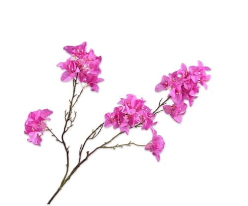 Silk-ka Künstliche Blume – Seidenblume, Bougainvillea-Zweig, Schönheit, 104 cm von Silk-ka