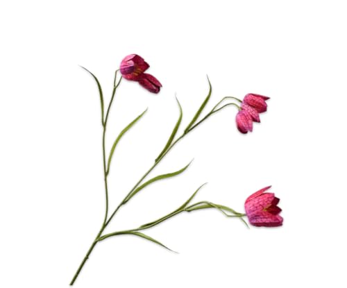 Silk-ka Künstliche Blume – Seidenblume, Fritillaria-Zweig, Schönheit, 64 cm, Sonderangebot pro 2 Stück von Silk-ka