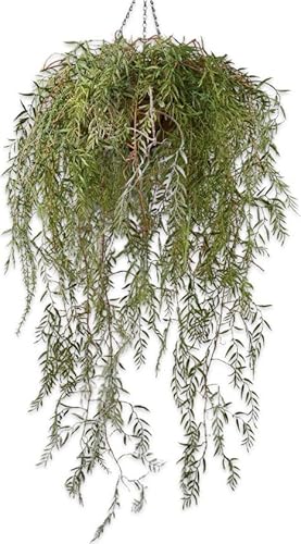 Silk-ka Künstliche Hängepflanze, Seidengrün, 120 cm von Silk-ka