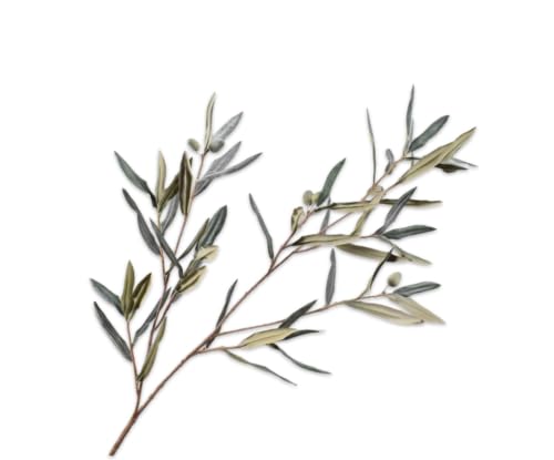 Silk-ka Kunstblume Olivenzweig Grün-Grau 94 cm von Silk-ka