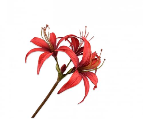Silk-ka Kunstblume-Seidenblume-Künstlicher Zweig Amaryllis-Stiel Rot 80 cm Silk-ka Kunstblume-Seidenblume-Künstlicher Zweig Amaryllis-Stiel Rot 80 cm von Silk-ka