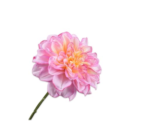 Silk-ka Kunstblume - Seidenblume - Kunstzweig Dahlienstiel rosa-gelb 68cm pro 2 Stück Silk-ka Kunstblume - Seidenblume - Kunstzweig Dahlienstiel rosa-gelb 68cm pro 2 Stück von Silk-ka