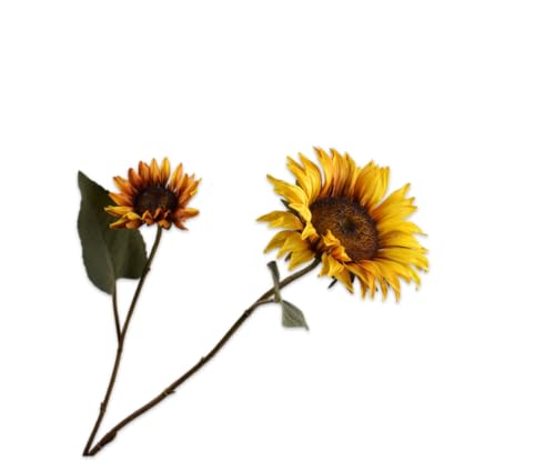 Silk-ka Kunstblume - Seidenblume Sonnenblumenzweig gelb-braun 75 cm Silk-ka Kunstblume - Seidenblume Sonnenblumenzweig gelb-braun 75 cm von Silk-ka