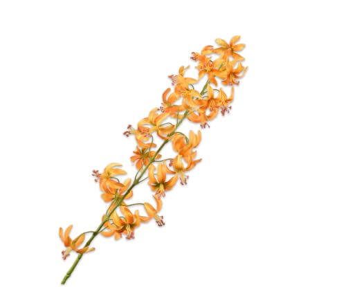 Silk-ka Seidenblume-Kunstblume Lilienstiel Gelb 105 cm von Silk-ka