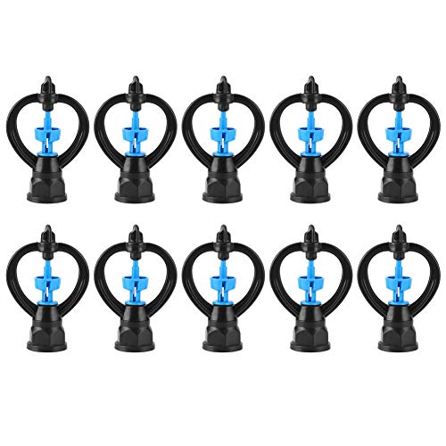 SilkRoadSupply 10pcs weibliche Gewinde G1/2 G3/4 Kunststoff Rotierter Sprinkler Rasen Bewässerung Sprühdüse Universal Watering Tool für Garten Gewächshaus SilkRoadSupply 10pcs weibliche Gewinde G1/2 G3/4 Kunststoff Rotierter Sprinkler Rasen Bewässerung Sprühdüse Universal Watering Tool für Garten Gewächshaus von SilkRoadSupply