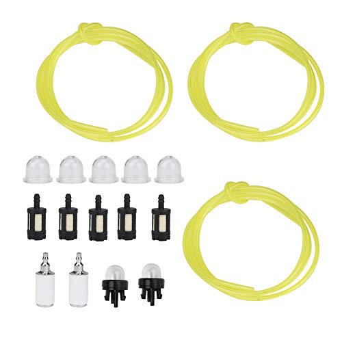 SilkRoadSupply Kraftstoffleitungsschlauchlampe Kraftstofffilter Langlebiger Ersatzteile für Zama -Kettensägen -Trimmergebläse 1,5 Meter 3 Größen Kunststoffrohre von SilkRoadSupply