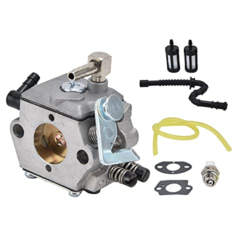 SilkRoadSupply Vergaser-Set, Ersatz-Kit, Hochleistungs-Aluminium-Vergaser mit Luftfilter, Kraftstoffleitung, Zündkerze für 028 028AV Wood Boss Kettensäge SilkRoadSupply Vergaser-Set, Ersatz-Kit, Hochleistungs-Aluminium-Vergaser mit Luftfilter, Kraftstoffleitung, Zündkerze für 028 028AV Wood Boss Kettensäge von SilkRoadSupply