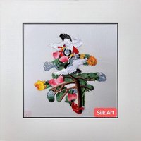 King Silk Art Handgemachte Stickerei Von Longevity 38093 von SilkartAustralia