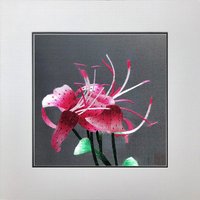 König Seide Kunst Handgemachte Stickerei Blume Lilie 36052 von SilkartAustralia