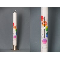Kommunionkerze/Taufkerze - Inkl. Beschriftung Mit Name Und Datum von SilkesKerzenladen