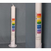 Kommunionkerze/Taufkerze - Inkl. Beschriftung von SilkesKerzenladen