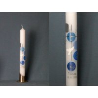 Kommunionkerze/Taufkerze Inkl. Name Und Datum von SilkesKerzenladen