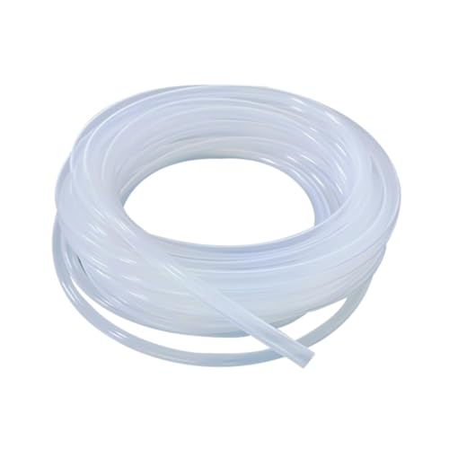 5 M Silikonschlauch(Innendurchmesser 6mm, Außendurchmesser 8mm), Lebensmittelqualität Schlauch, Silikonkautschuk Schläuche für Luft Öl, Haushalt, Industrie, Übertragung von Wasser, Trinkwasser von Silkwish