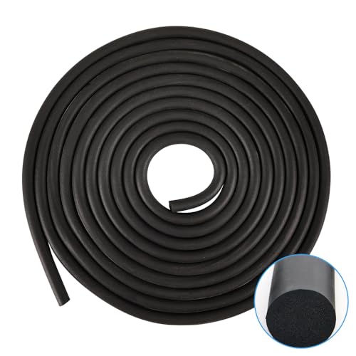 5 Meter EPDM Rundschnur Fugen-Dichtschnur, Ø10mm Durchmesser Fugenschnur Füllschnur, Fugenfüllprofil Fugenabdichtung, Fugen-Dichtung für Fuge und Spalt Beton Füllung von Silkwish
