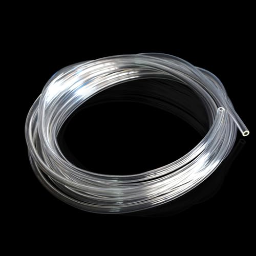 5 Meter Silikonschlauch 1mm ID x 2mm OD, Silikonkautschuk Schläuche, Transparent Lebensmittelqualität Wasserschlauchrohr für Industrie, Trinkwasser, Pumpentransfer, Haushalt, Übertragung von Wasser von Silkwish