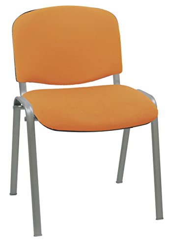 Silla Express Konfliktstuhl ISO, gepolstert, Metall, orange, 55x53x79 cm von Silla Express