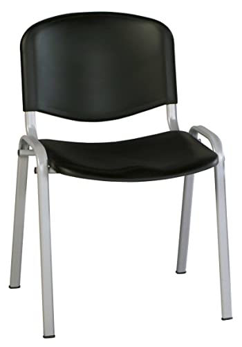 Silla Express P Vertraulicher Stuhl Iso Polypropylen, Metall, Schwarz, 55x53x79 cm von Silla Express