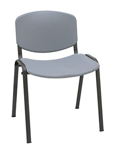 Silla Express P Vertraulicher Stuhl Iso Polypropylen, Metall, grau, 55 x 53 x 79 cm von Silla Express
