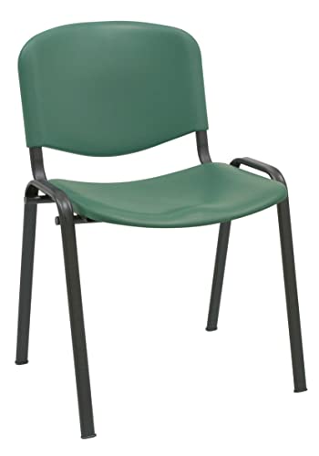 Silla Express P Vertraulicher Stuhl Iso Polypropylen, Metall, grün, 55x53x79 cm von Silla Express