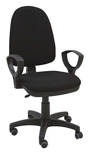 Silla Express Drehstuhl Torino mit Armlehnen, Kunststoff, Schwarz, 60 x 60 x 94 cm von Silla Express