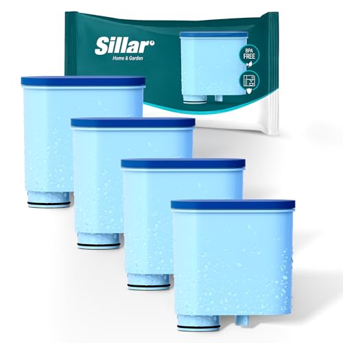 Sillar 4x Wasserfilter für Kaffeevollautomaten | Kompatibel mit Philips AquaClean CA6903/10 CA6903/22 CA6903 Kalkfilter, Filterpatrone für Saeco und Philips Kaffeemaschinen von Sillar