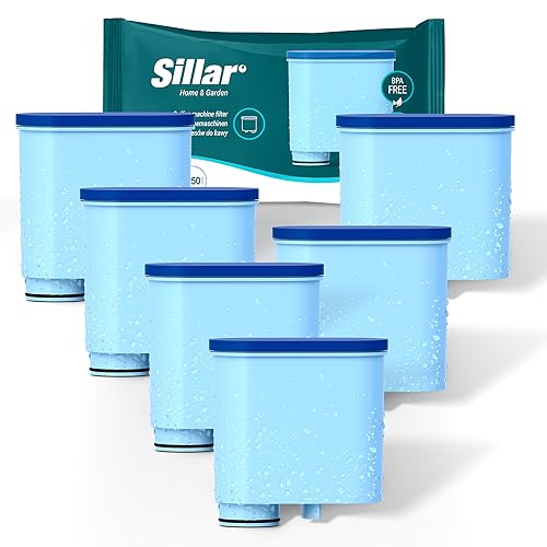 Sillar 6x Wasserfilter für Kaffeevollautomaten | Kompatibel mit Philips AquaClean CA6903/10 CA6903/22 CA6903 Kalkfilter, Filterpatrone für Saeco und Philips Kaffeemaschinen von Sillar