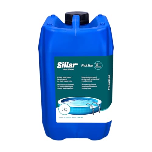 Sillar Poolklar 5L – Flüssiges Flockungsmittel für trübes Poolwasser – Kristallklares Wasser für Pool, Whirlpool & Sandfilter – Für alle Filterkartuschen – Einfache Anwendung – Schnelle Wirkung Sillar Poolklar 5L – Flüssiges Flockungsmittel für trübes Poolwasser – Kristallklares Wasser für Pool, Whirlpool & Sandfilter – Für alle Filterkartuschen – Einfache Anwendung – Schnelle Wirkung von Sillar
