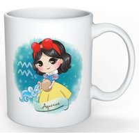 Märchenhafte Schneewitchensternzeichen Tasse Wassermann von SilmerisCo