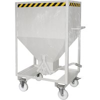 Bauer® Silobehälter, mit Scherenverschluss, Gabeltaschen + Rollen, Volumen 0,6 m³ Bauer® Silobehälter, mit Scherenverschluss, Gabeltaschen + Rollen, Volumen 0,6 m³ von Bauer®