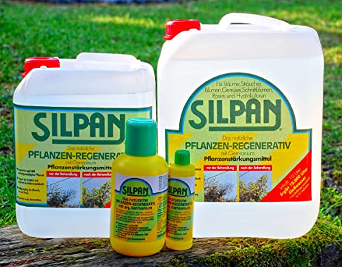 SILPAN - Pflanzen-Stärkungsmittel flüssig - Universaldünger für Bäume, Sträucher, Blumen, Gemüse, Schnittblumen, Rasen und Hydrokulturen (100ml) von Silpan
