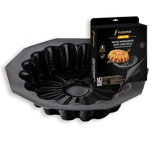 Flexipan by Silpat® Backform – die originale Antihaftform, handgefertigt in Frankreich seit 1965, von Weltklasse-Köchen vertraut – zertifizierte lebensmittelechte Flexipan®-Technologie (Daisy Cake) von Silpat