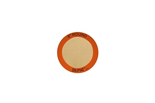 Silpat AH197-01 Backmatte aus Silikon, rund, antihaftbeschichtet, 20,3 cm Silpat AH197-01 Backmatte aus Silikon, rund, antihaftbeschichtet, 20,3 cm von Silpat
