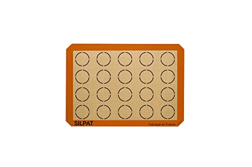 Silpat Perfect Macaron Backmatte aus Silikon, antihaftbeschichtet, 29 x 41 cm von Silpat