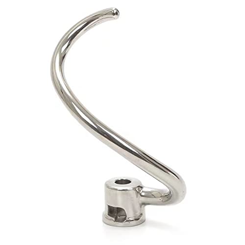 Silriku Spiralbeschichteter Knethaken, Metall-Knethaken für 5K7SDH Spiralschneider KA 7QT 5KSM7580X 5KSM7586P 5KSM7990 5KSM8990 Silriku Spiralbeschichteter Knethaken, Metall-Knethaken für 5K7SDH Spiralschneider KA 7QT 5KSM7580X 5KSM7586P 5KSM7990 5KSM8990 von Silriku