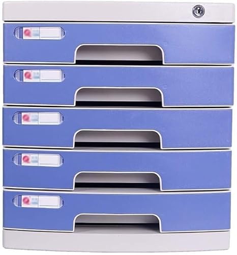 Aktenschrank Desktop Abschließbare Datenspeicherbox Büro Schreibtischschublade Organizer Grau Blau Regal Aktenschrank Desktop Abschließbare Datenspeicherbox Büro Schreibtischschublade Organizer Grau Blau Regal von SilteD